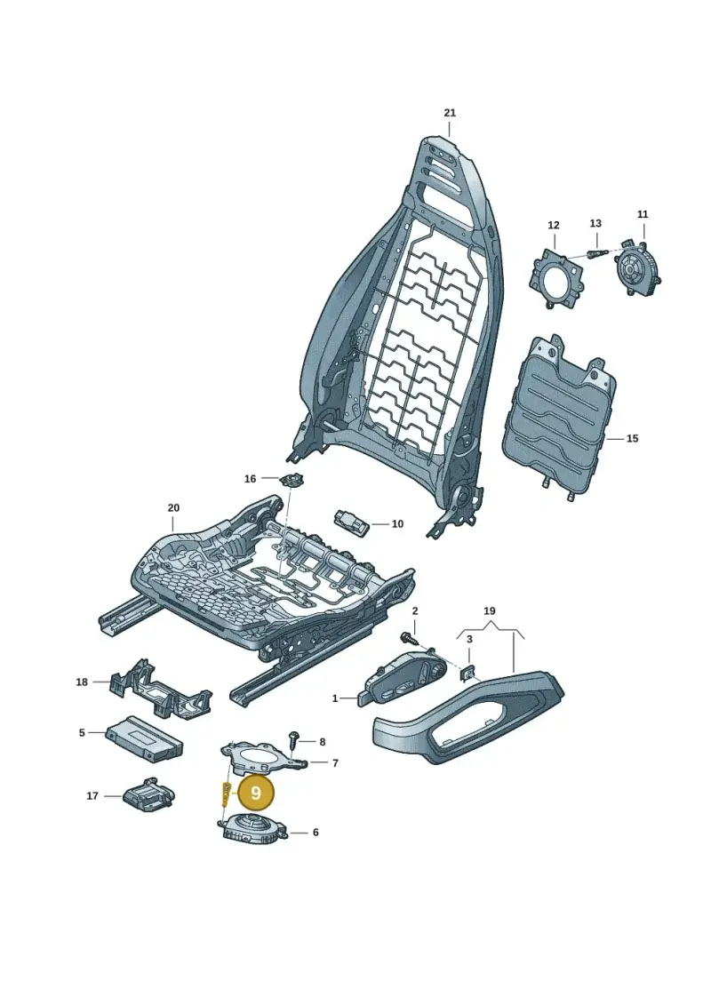 4H0941117 — Audi RS e-tron GT (2020-2020) diagram 4j1959200, position 9