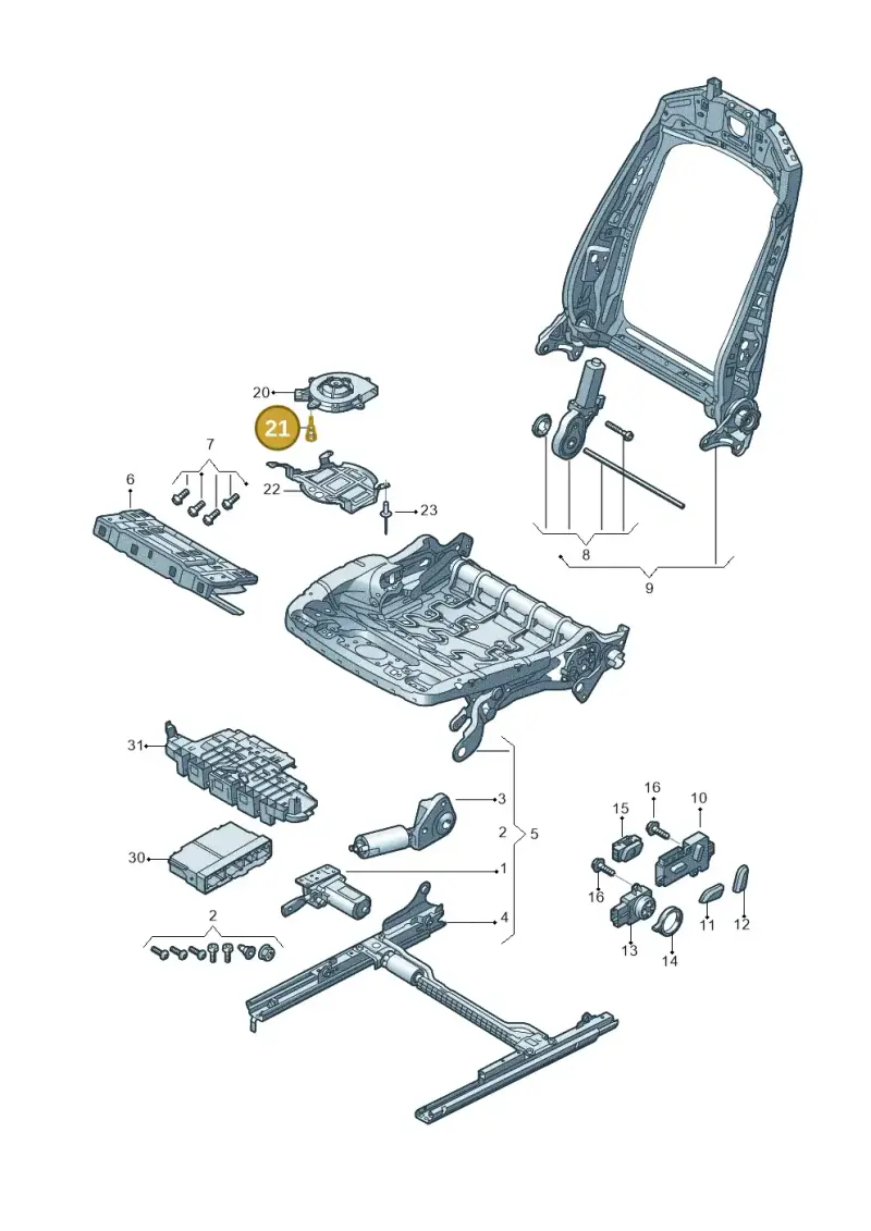 4H0941117 — Audi RS Q8 Quattro (2019-) diagram 859959230, position 21