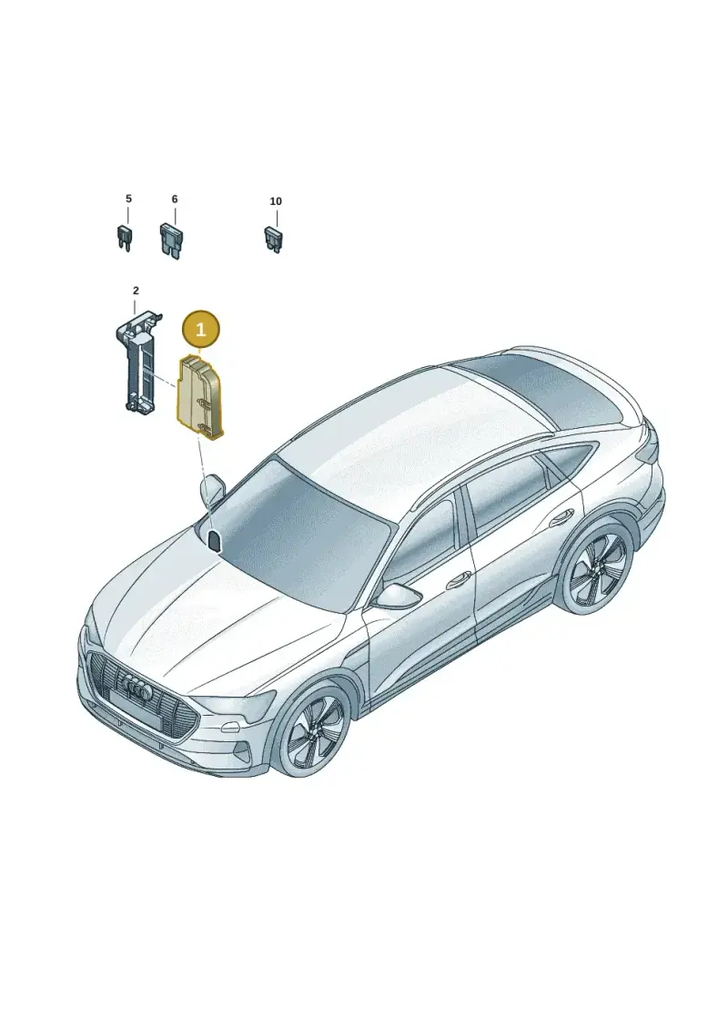 4H0941824 — Audi Q6 e-tron (2023-) diagram f5s971905, position 1