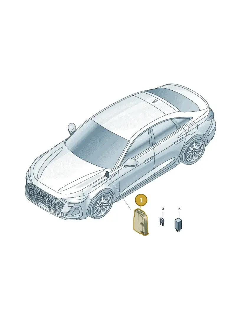 4H0941824 — Audi A5 Limo 2.0 (2024-) diagram 8wh971905, position 1