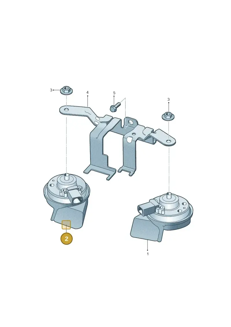 4H0951223 — Audi A8L qu. 3.0 TDI (2009-2014) diagram 696951000, position 2