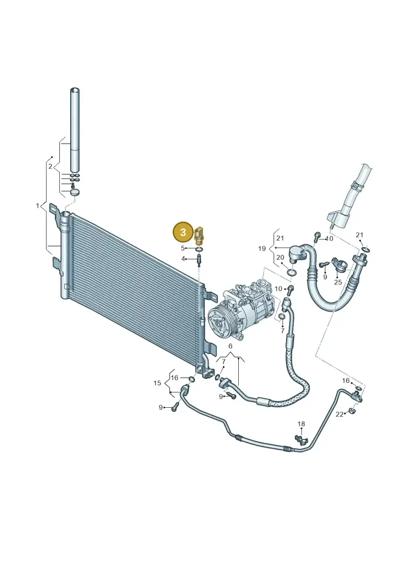 4H0959126C — Audi RS6 Avant (2019-) diagram 537260400, position 3