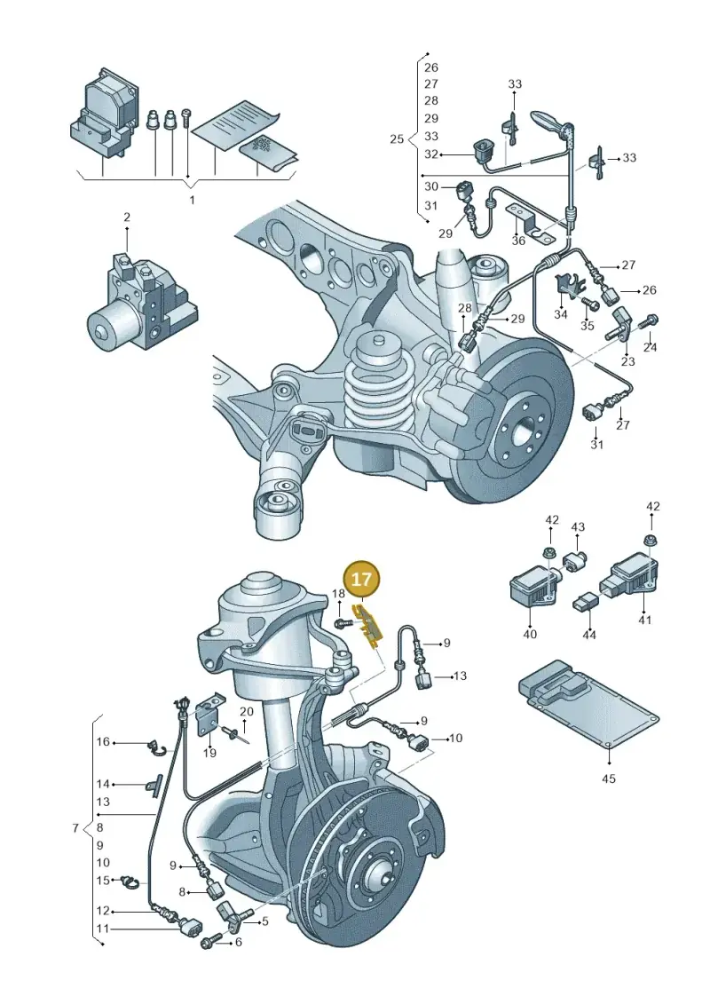 4H0971502 — Audi Q5 qu. 2.0 TDI (2012-2017) diagram 636927000, position 17