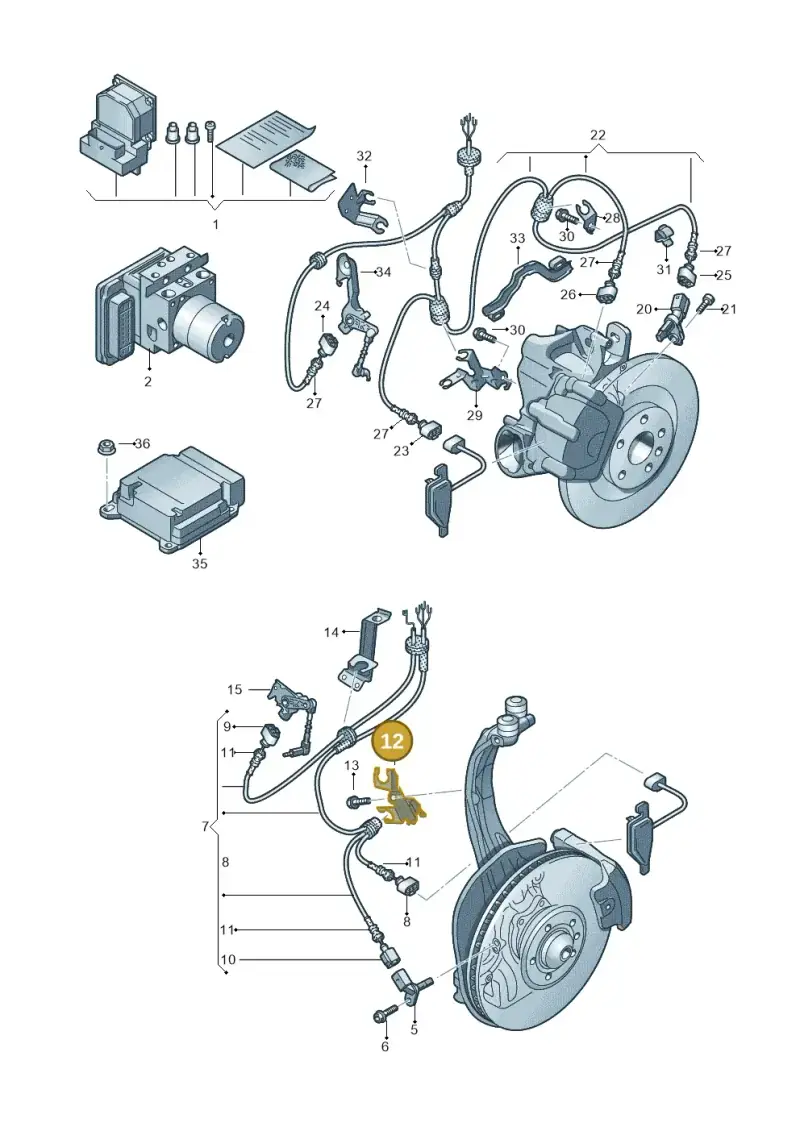 4H0971502 — Audi A8 (2013-2018) diagram 696927000, position 12