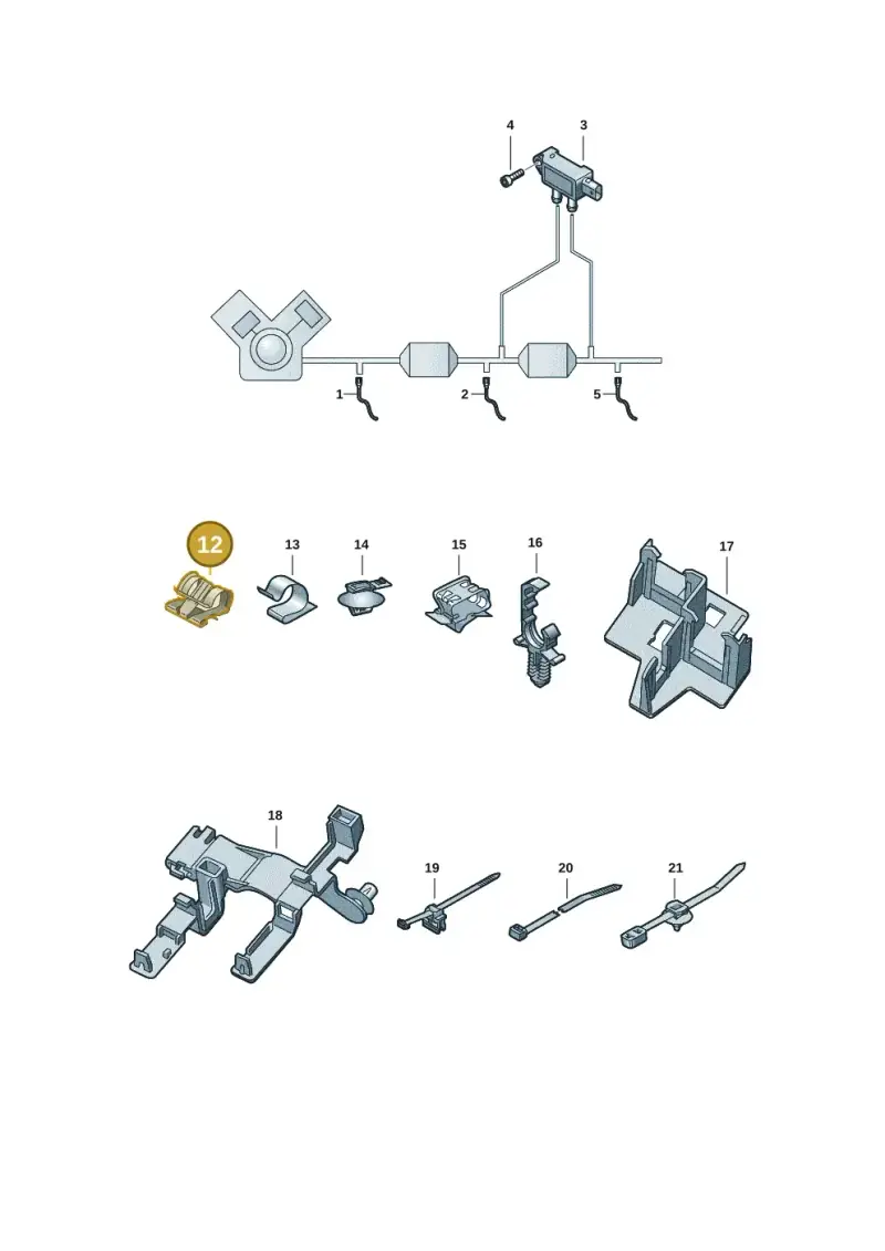 4H0971741 — Audi RS5 Sportback (2017-2025) diagram 847906004, position 12