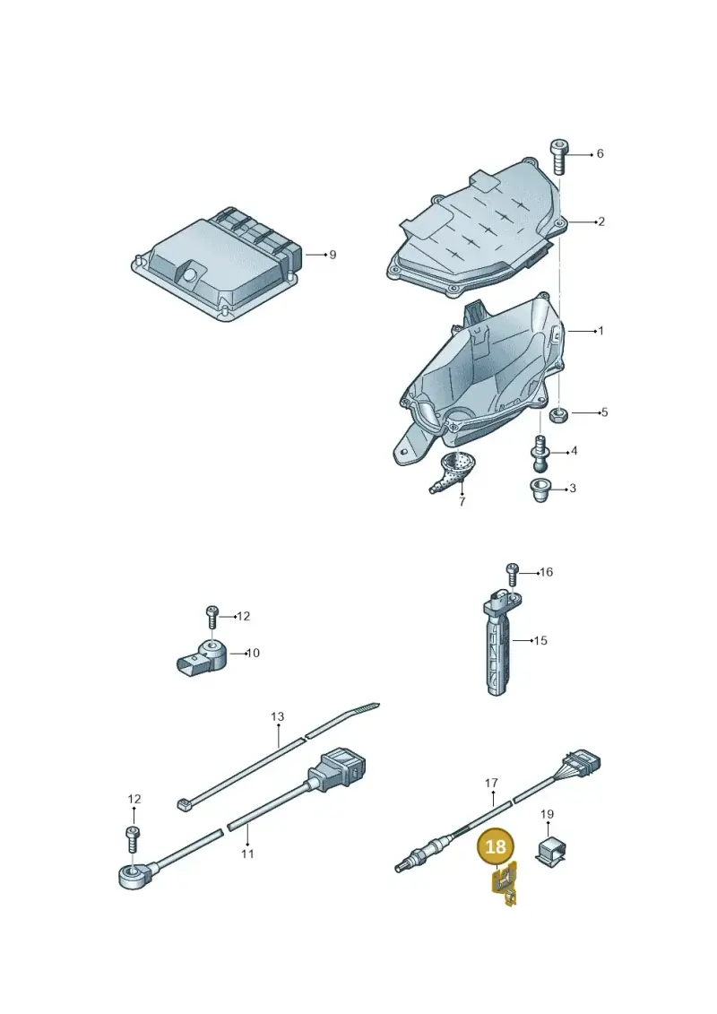 4H0971843A — Audi A6 2.0 tdi (2010-2015) diagram 717906000, position 18