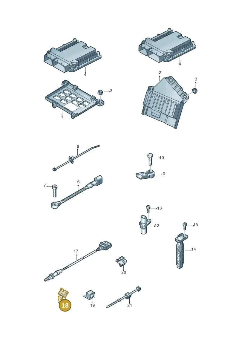 4H0971843A — Audi A8 (2013-2018) diagram 771906000, position 18