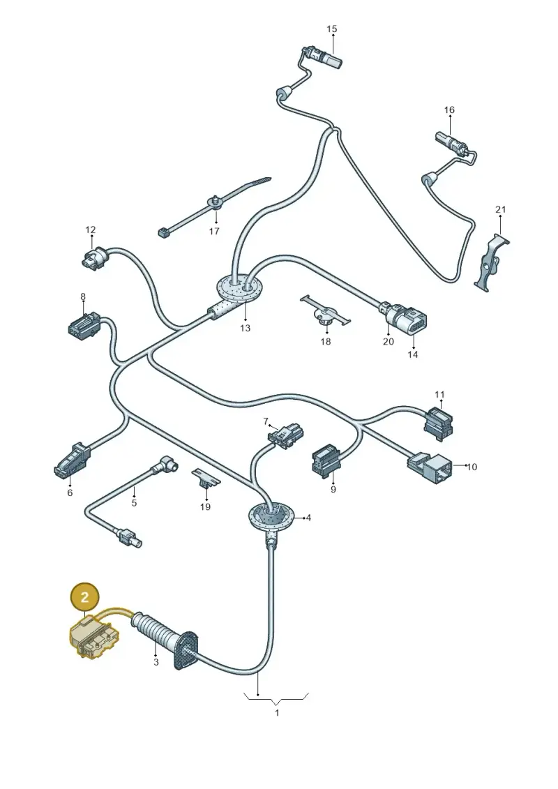 4H0972702 — Audi RS4 Avant (2017-2025) diagram 849972330, position 2