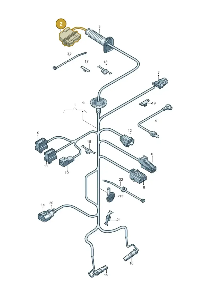 4H0972702 — Audi Q5 (2016-2025) diagram 896972330, position 2