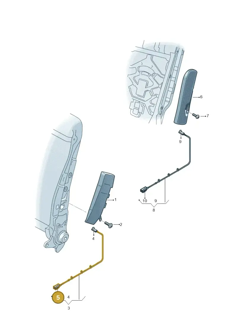 4H0972773 — Audi RSQ3 Sportback (2019-2024) diagram 597880020, position 5