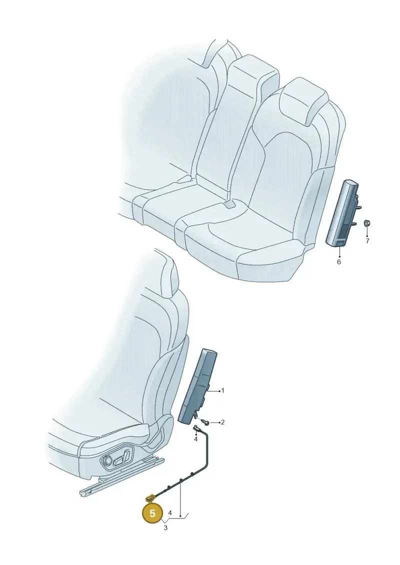 4H0972773A — Audi RS6 Avant (2019-2025) diagram 435880200, position 5