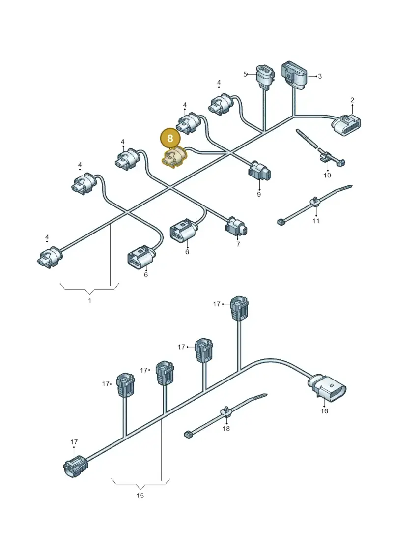 4H0973702 — Audi RSQ3 Sportback (2019-2024) diagram 898971100, position 8