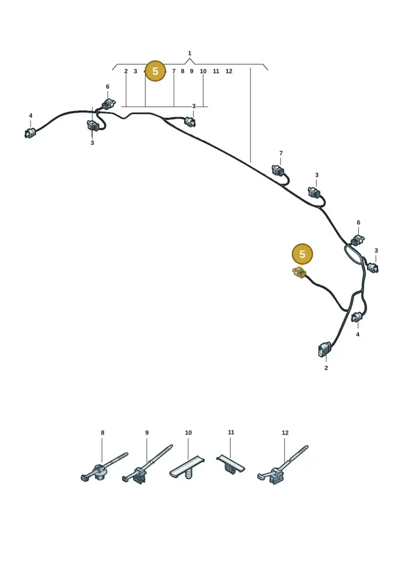 4H0973704 — Audi Q6 e-tron (2023-) diagram f5s972710, position 5