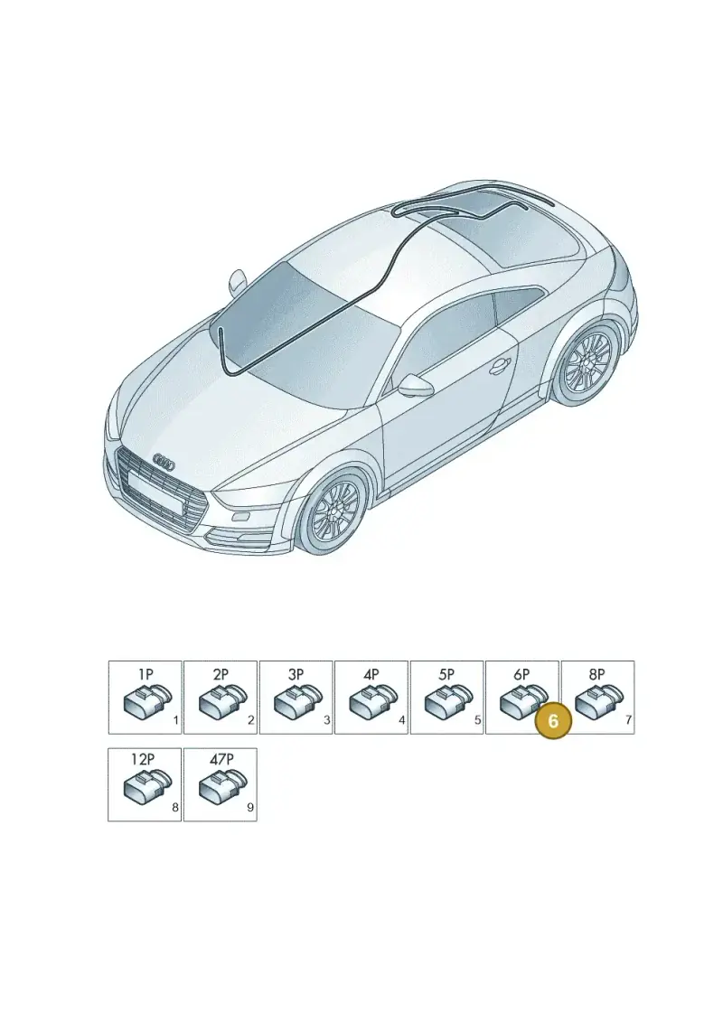 4H0973713C — Audi TTS (2014-2023) diagram 850971830, position 6