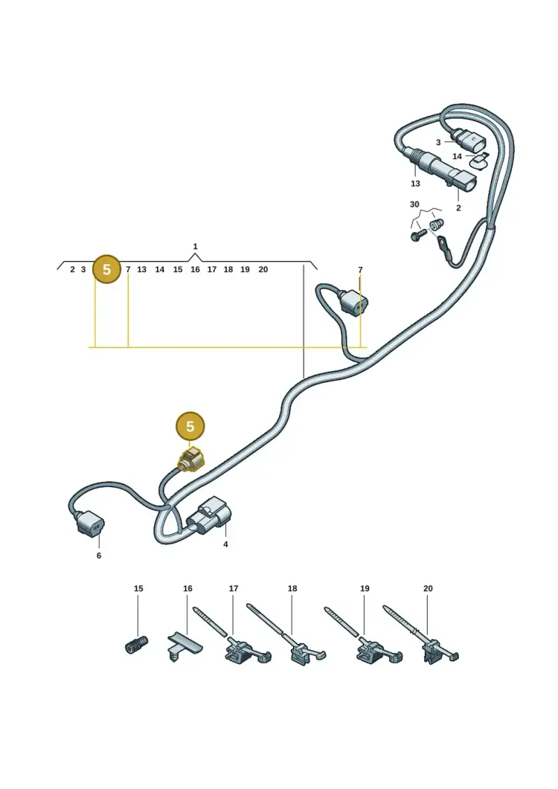 4H0973713H — Audi A5 Limousine (2024-2025) diagram 8wk972750, position 5