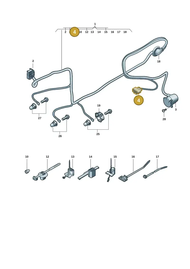 4H0973714 — Audi Q6 e-tron (2023-) diagram f5s972680, position 4
