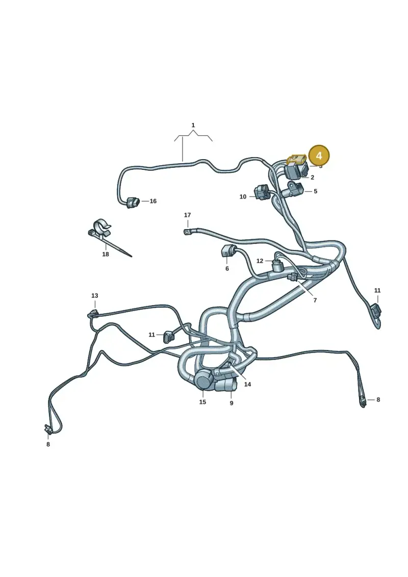 4H0973715A — Audi RS e-tron GT (2020-2020) diagram 4j1971100, position 4