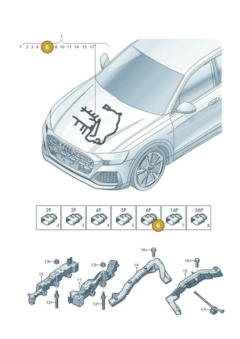 4H1973713 — Audi RS Q8 (2019-2025) diagram 595971200, position 6