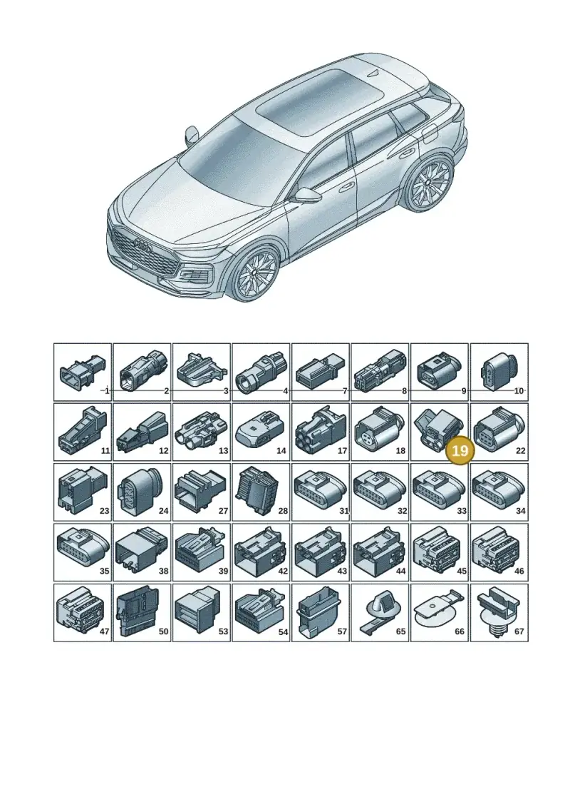 4J0973704 — Audi Q6 e-tron (2023-) diagram f5s971820, position 19