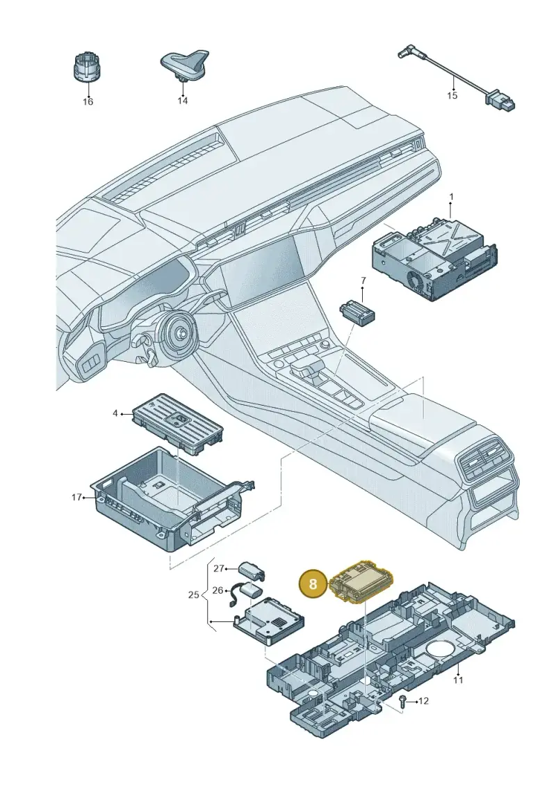 4K0035456B — Audi RS6 Avant (2019-2025) diagram 430035550, position 8