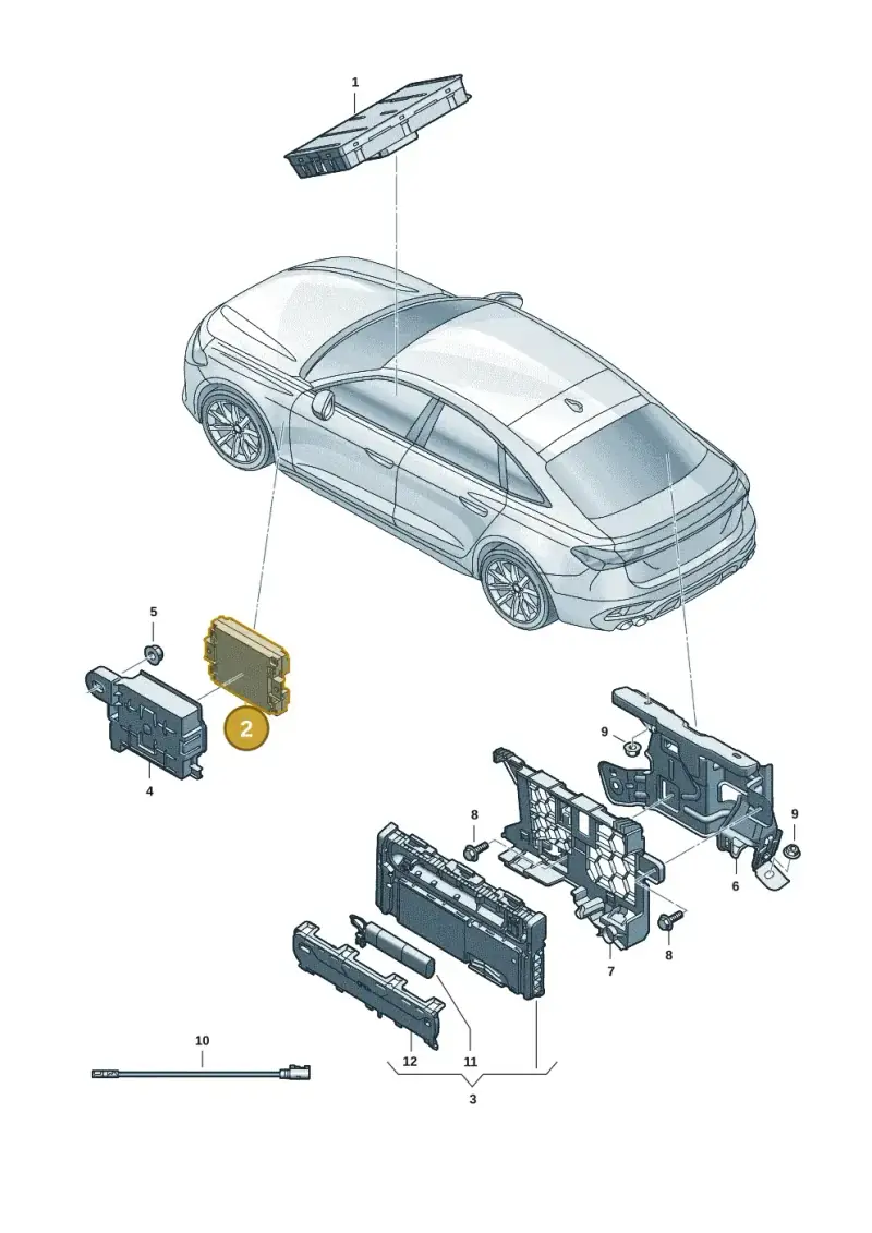 4K0035456 — Audi A5 Limo 2.0 (2024-) diagram 8wh035550, position 2