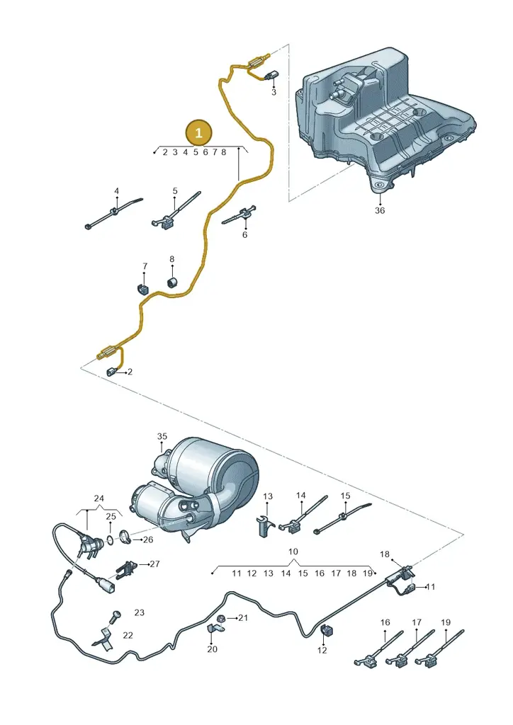 4K0131962R — Audi A6 2.0 (2018-) diagram 430201072, position 1