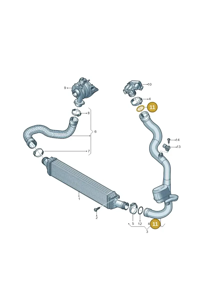 4K0145117 — Audi A6 2.0 (2018-) diagram 724145400, position 11