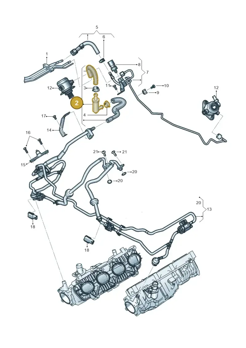 4K0201991BD — Audi RS6 Avant (2019-2025) diagram 537133104, position 2