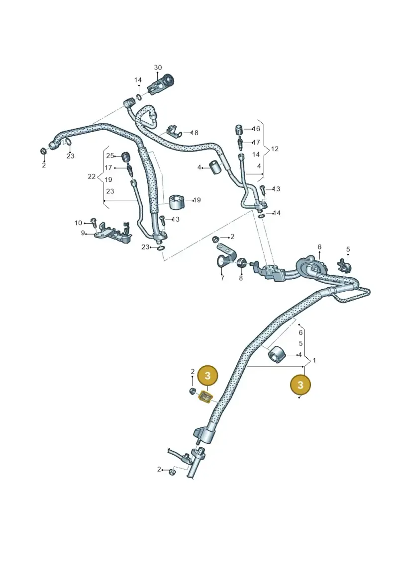 4K0820769 — Audi A6 (2018-2025) diagram 435260800, position 3