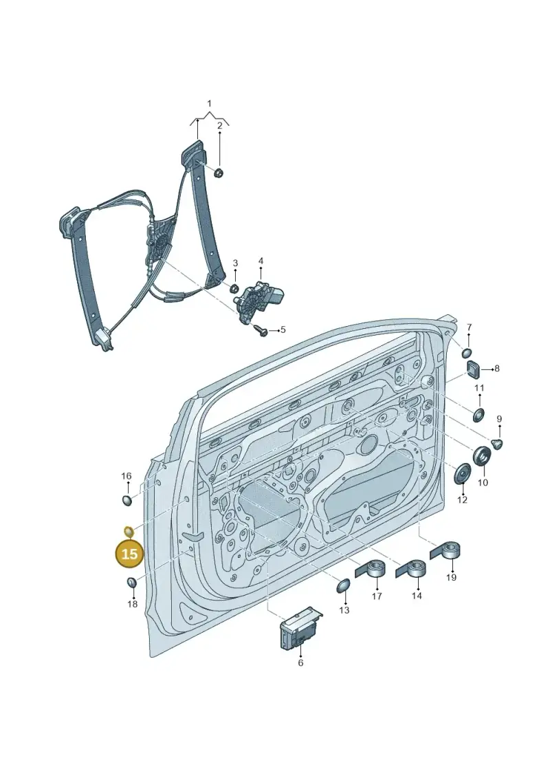 4K0837935 — Audi A8 (2017-2025) diagram 838837600, position 15