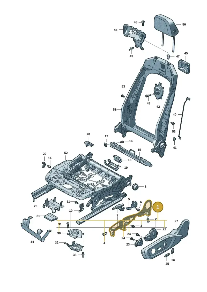 4K0881559A — Audi A5 Limousine (2024-2025) diagram 8wk881300, position 1