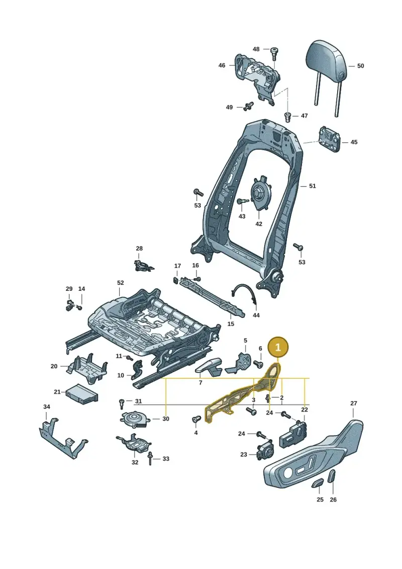 4K0881560A — Audi Q6 e-tron (2023-2025) diagram f5s881300, position 1