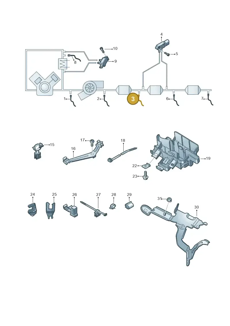 4K0906265 — Audi A8 (2017-2025) diagram 838906010, position 3