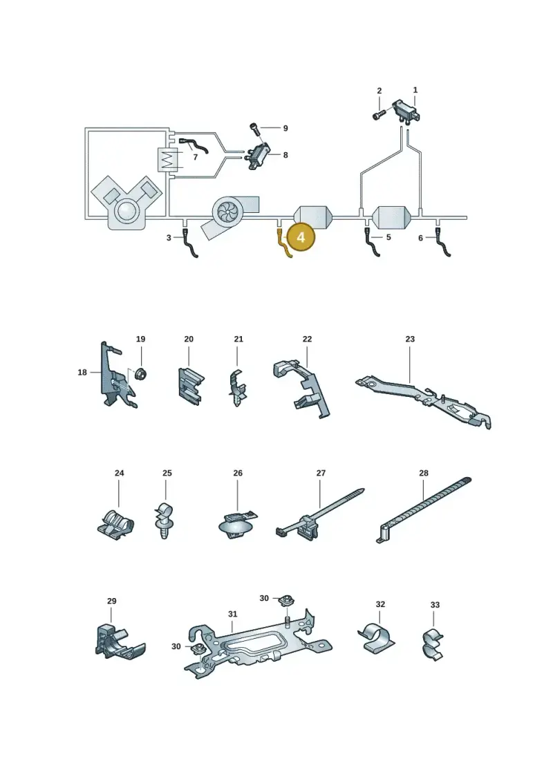 4K0906265B — Audi A5 Sportback (2016-2025) diagram 897906008, position 4