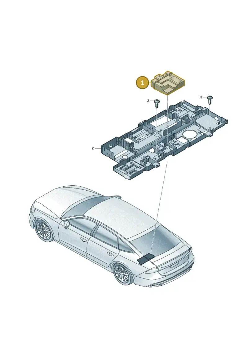 4K0907160C — Audi A7 Sportback (2018-2025) diagram 435906018, position 1