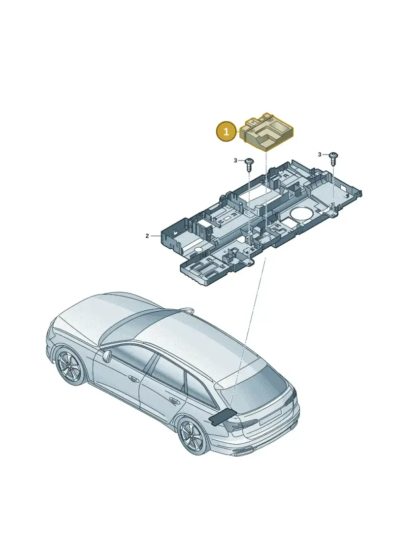 4K0907160C — Audi A6 (2018-2025) diagram 430906018, position 1