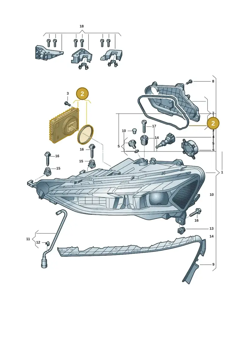 4K0941591BJ — Audi RS e-tron GT (2020-2020) diagram 4j1941000, position 2