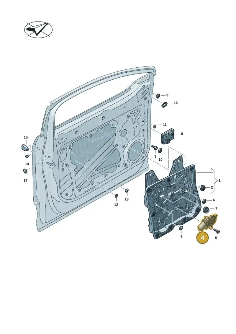 4K0959812A — Audi Q4 Sportback (2021-2025) diagram 89a837060, position 4