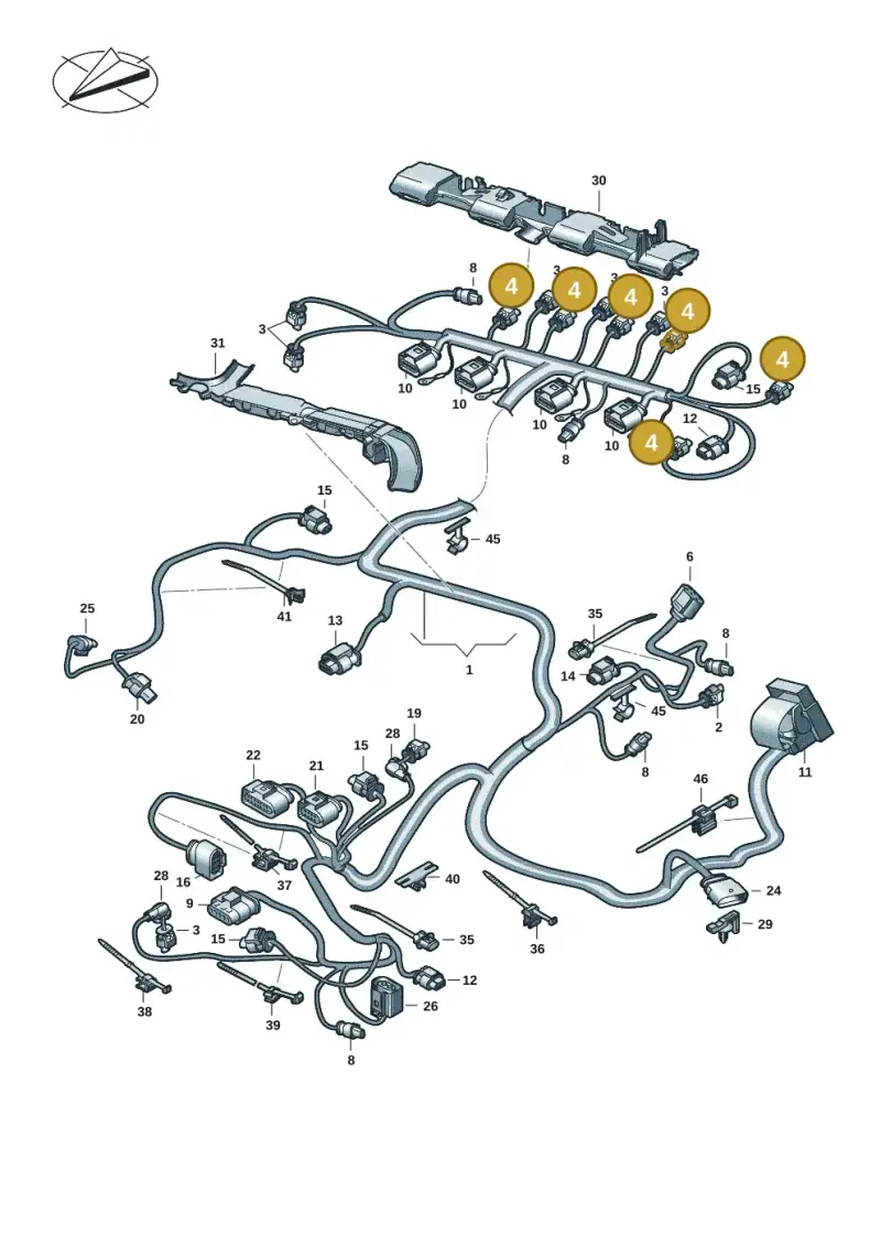 4K0973702B — SEAT CUPRA Formentor (2020-) diagram 5h0971018, position 4