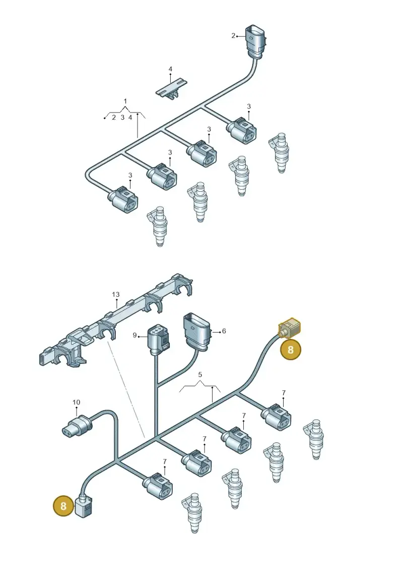 4K0973703C — Audi Q5 (2016-2020) diagram 859971040, position 8