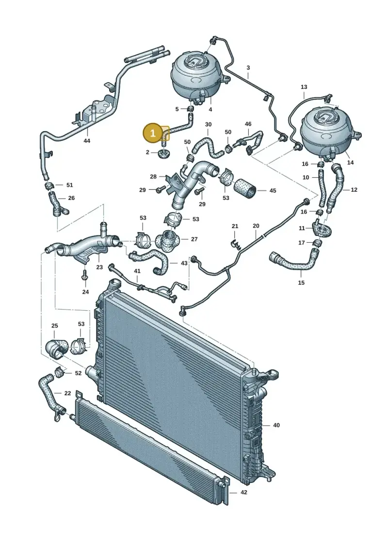 4K1121123B — Audi RS6 Avant (2019-2025) diagram 538121008, position 1