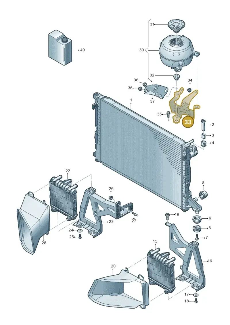 4K1121214E — Audi A6 (2018-2025) diagram 430121120, position 33