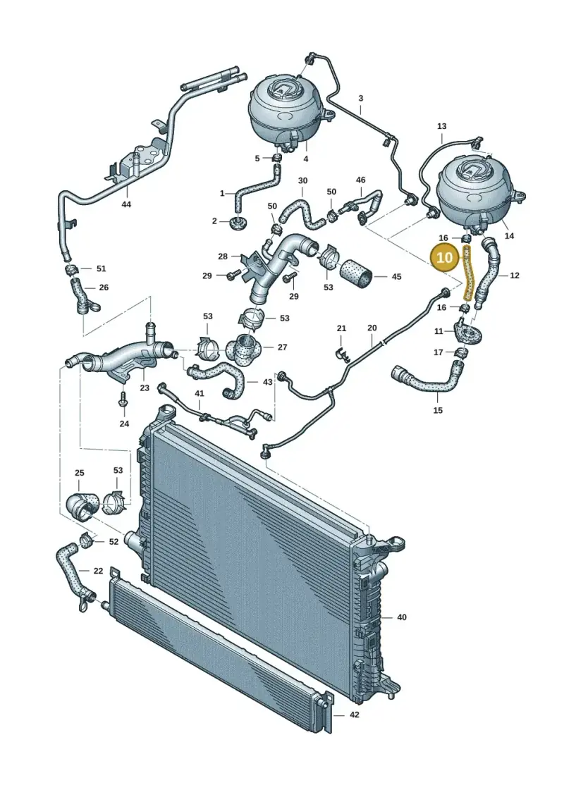 4K2121123B — Audi RS6 Avant (2019-2025) diagram 538121008, position 10