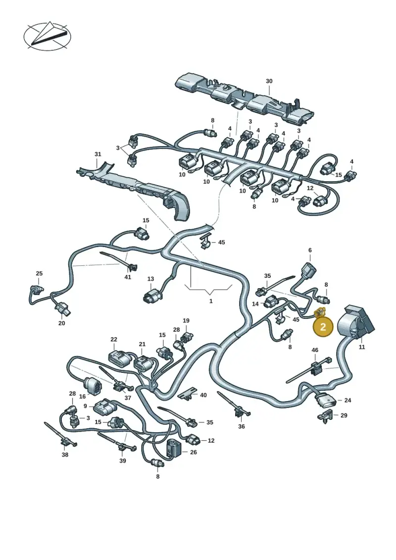 4K2973702A — SEAT CUPRA Formentor (2020-) diagram 5h0971018, position 2
