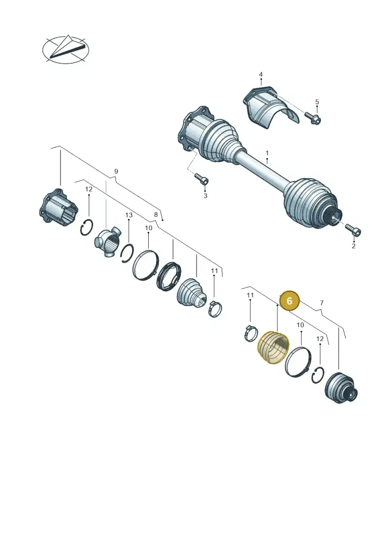 4KE498203 — Audi RS Q8 Quattro (2019-) diagram 624407030, position 6