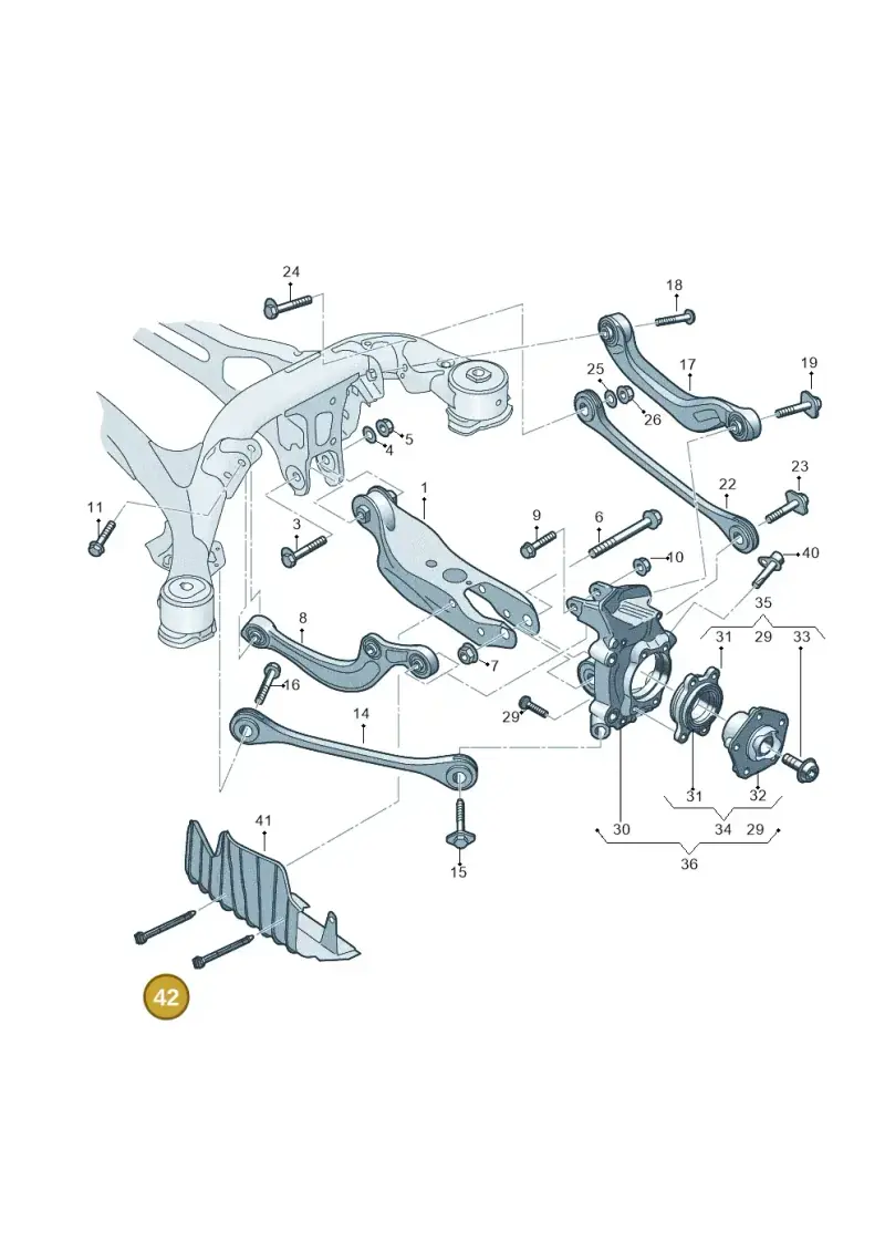 4KE512182 — Audi RS Q8 Quattro (2019-) diagram 859505050, position 42