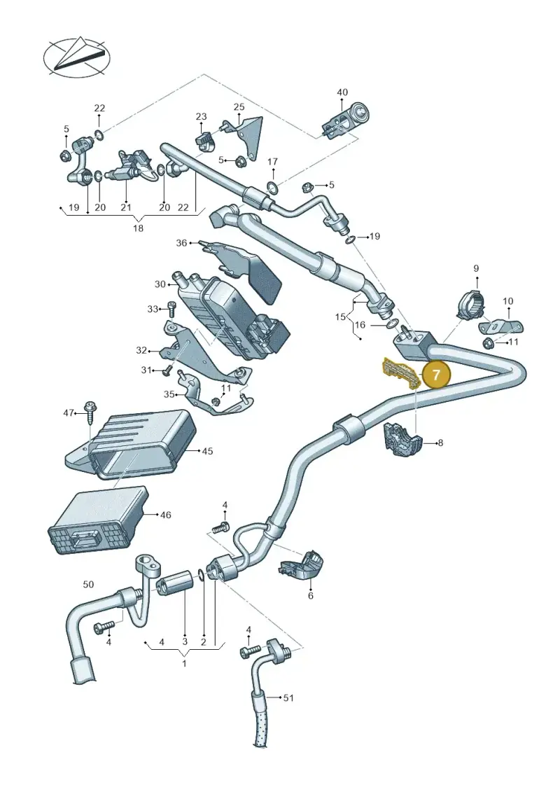 4KE820751A — Audi Q8 e-tron (2018-2025) diagram 586260850, position 7