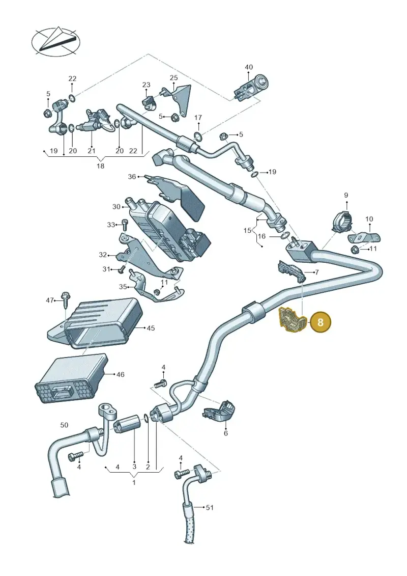 4KE820751B — Audi Q8 e-tron (2018-2025) diagram 586260850, position 8