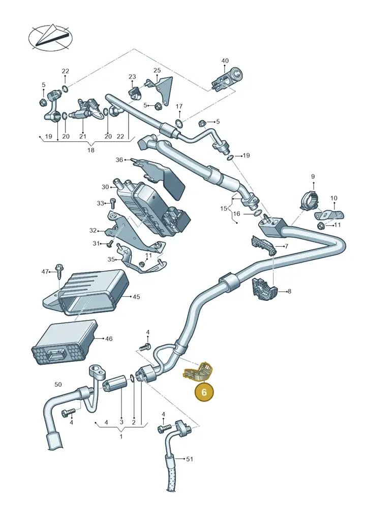 4KE820769G — Audi Q8 e-tron (2018-2020) diagram 586260850, position 6