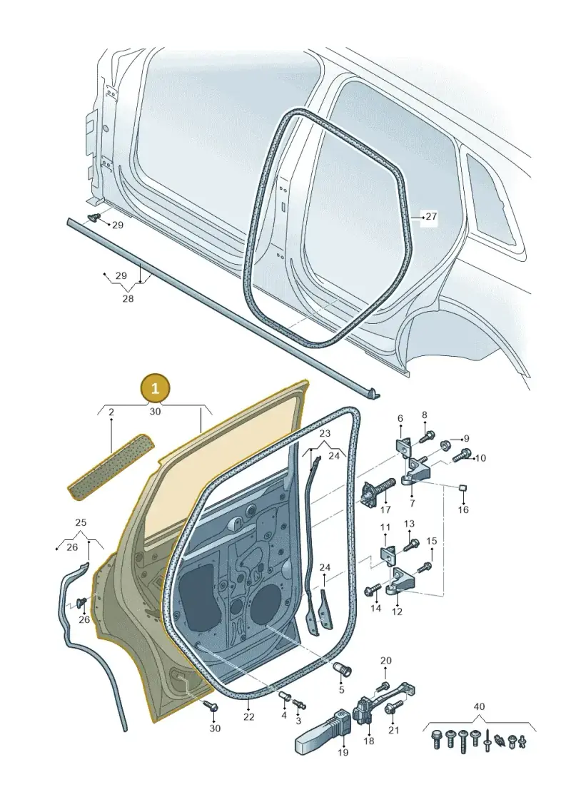 4KE833051A — Audi Q8 e-tron (2018-2025) diagram 586833010, position 1
